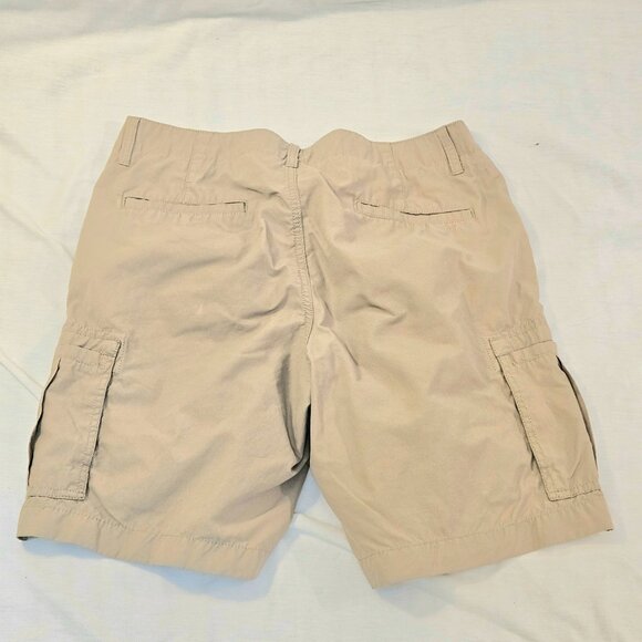 Perry Ellis Men's Tan Shorts Size 34 w/ Cargo Pockets Cotton Blend Classic - Picture 6 of 8